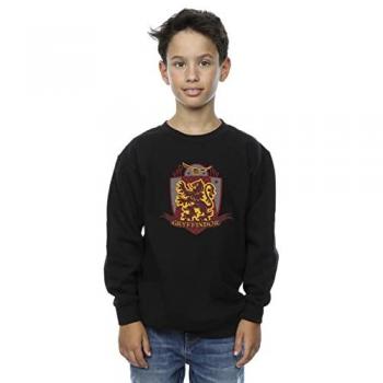 Black Gryffindor Badge Hoodie for Kids