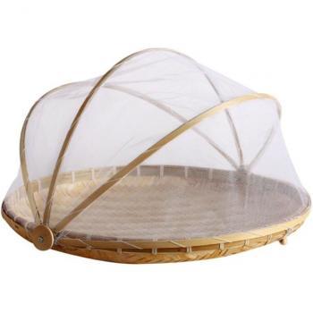 Bamboo Bug-Proof Picnic Basket