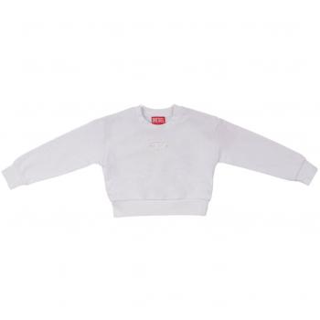 Felpa Bambina DIESEL Bianco Straslium