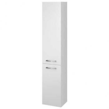 Armadio alto Lara 150x30x25 cm bianco con 2 ante