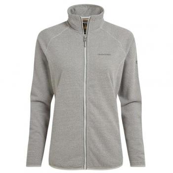 Womens Craghoppers Grey Tarvos Hooded Fleece Coat