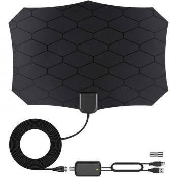 Digital HDTV Indoor Antenna 80 Miles Range with Amplifier