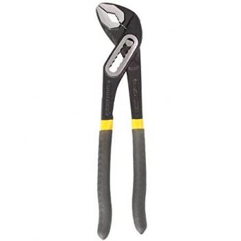 Tenazas apertura múltiple negra 250 mm. mangos plastificados din 8976. pico de loro, alicates extensibles, tenazas fontanero