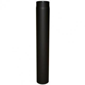 Kamino-Flam 331820 Tubo Camino, Nero, 15x0.2x100 cm