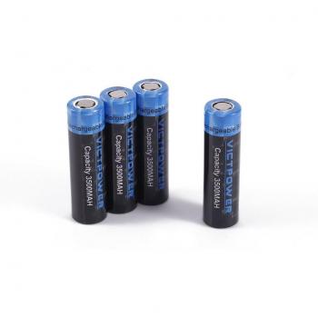Pack de 4 celdas 18650 3500 mAh 3,7 V con alta capacidad