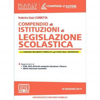 Compendio di istituzioni di legislazione scolastica