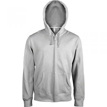 Kariban Herren Kapuzenpullover mit Reißverschluss