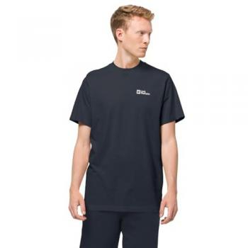 Jack Wolfskin Essential T-Shirt Men aus Bio-Baumwolle Herren XL blau