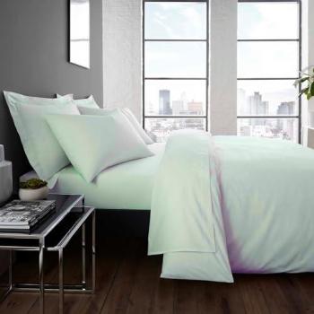 Terrys Serene Green PlainDyed 32cm Fitted Bed Sheet – King Size