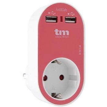 Magenta USB-Wandstecker mit 2 Anschlüssen