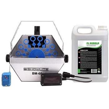 Showlite BM‑60 Bubble Machine Kit – 2,5 L Savon liquide