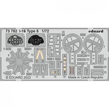 Eduard I-16 Tipo 5 - Kit di montaggio CLEAR PROP