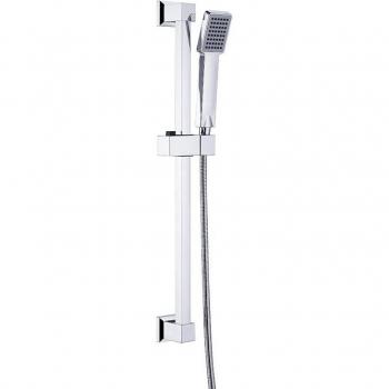 Square ABS Shower Slide Bar with Adjustable Holder