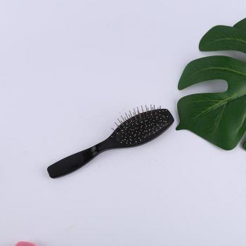 1pc Tangle-Free Synthetic Hair Styling Brush - Pink