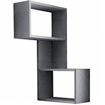 CALICOSY Eckregal mit 2 Regalen L47 cm - Part