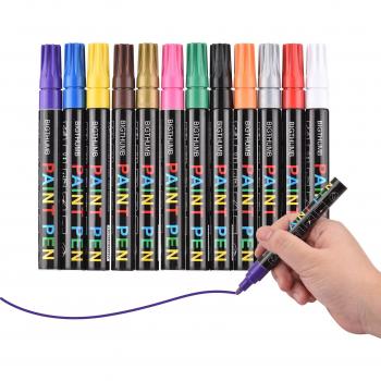Water-Based Acrylic Paint Marker Set - 12/24/36 Colors