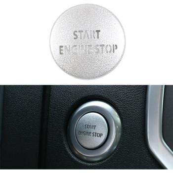 Silver Engine Start Button Cover for LR4 & Range Rover Sport 10-13