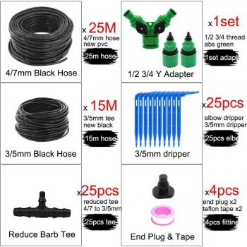 Sistema de Riego Micro MUCIAKIE 50M para Jardín