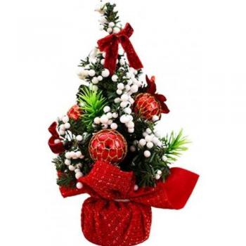 Small Tabletop Christmas Tree for Office Decor