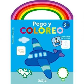 ARCO IRIS - PEGO Y COLOREO +3 AVIÓN