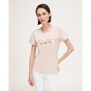 Motivi - Camiseta corta con bordado de piedras