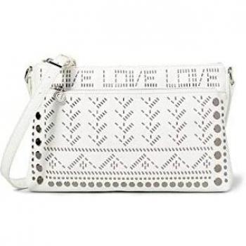 Desigual Damen Bols_Azabache Durban Umhängetasche Weiß