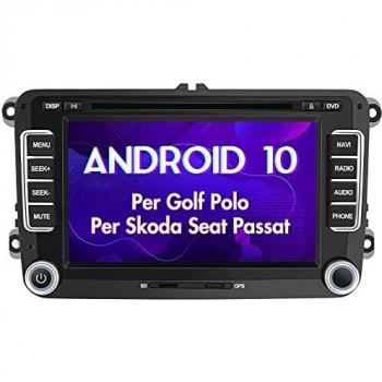 Android 10.0 Car Radio 7” 2G+32GB per Volkswagen Golf 5/6 e Skoda