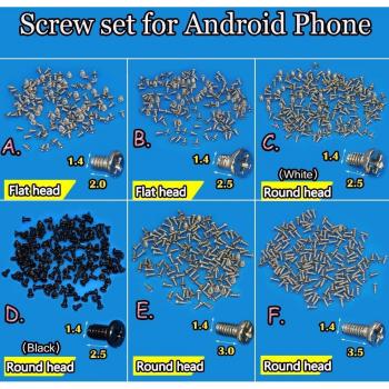 M1.4 Mobile Phone Fasteners – Dual Head (Flat & Round) Pack
