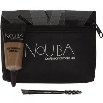 Colección Nouba Premium – Cepillo y Gel para Cejas 7 ml con Bolsita Negra