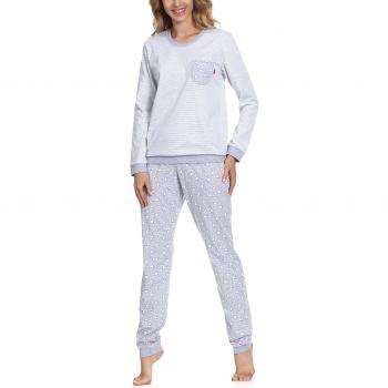 Cornette Pijama 671 2016 Melange/Blanco (White Bear 2)