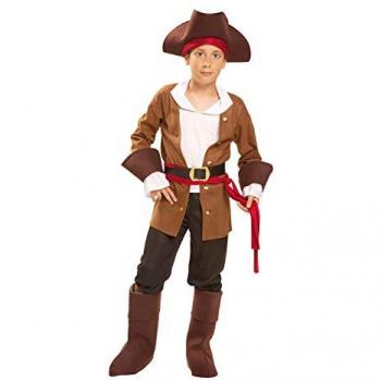 Déguisement de Pirate pour Enfant - Marron - Costume Complet en Polyester