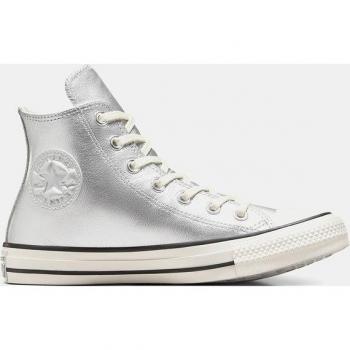 Zapatillas Converse Chuck Taylor All Star Cuero Metalizado Negro