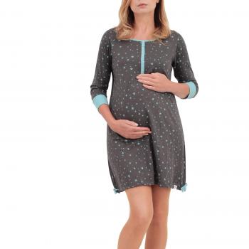 IF‑Giulia Nachthemd „Castlerock‑Blue‑Stars“, Di Vadini Design, XL