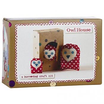Buttonbag Owl Family Sewing Set