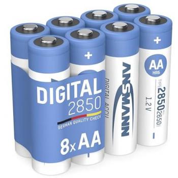 ANSMANN NiMH Mignon Akkus 2650 mAh 8 Stück