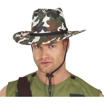 Sombrero de Cowboy Marrón Camuflaje