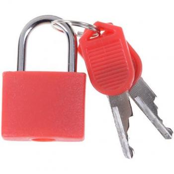 ZLinKJ Small Travel Padlock with 2 Keys - 6 Colors