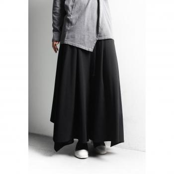 Falda pantalón suelta estilo japonés y coreano para primavera y verano