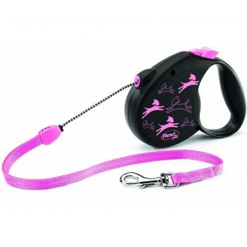 Flexi Color Dots 2014 M Pink 5 m Leine für Hundesport