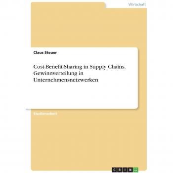 Cost-Benefit-Sharing in Supply Chains. Gewinnverteilung in Unternehmensnetzwerken