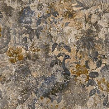 Thalia Peacock Distressed Concrete Wallpaper by Albany