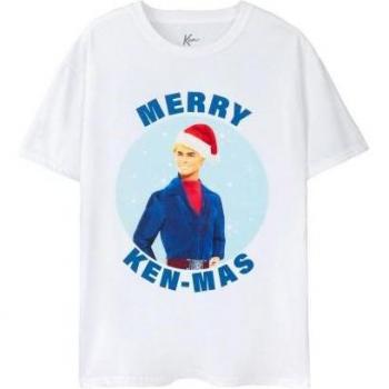 Kenmas Joyful Boys' T-Shirt by Barbie, Small, White