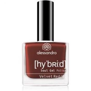 Alessandro Hybrid Soul Gel Polish 115 Velvet Red