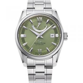 Orient Star Contemporary Stainless Steel Green Dial Automatic RE-AU0107E 100M Men's Watch