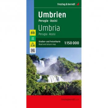 Umbrien Straßen- und Freizeitkarte 1:150.000 freytag & berndt