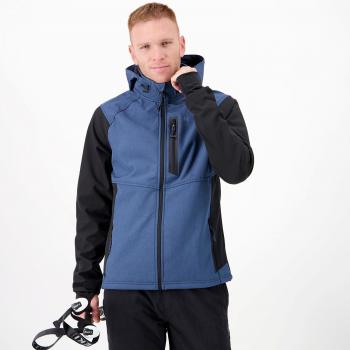 Giacca Softshell Boriken - Denim - Veste da Montagna Uomo S