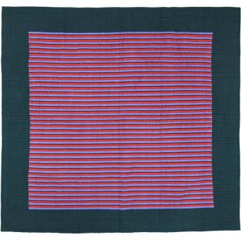 Colcha de Algodón Twist con Rayas Hubsch 701601