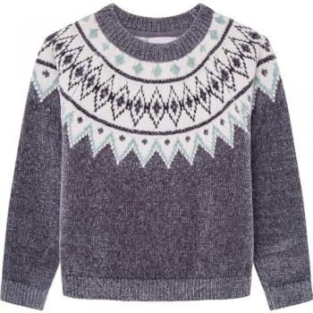 Jersey de punto jacquard para niña - Pepe Jeans Wallace gris oscuro 12 años