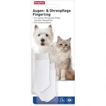 Beaphar Hunde-Ohrreiniger & Augenpflege Fingerlings – 2 Stück