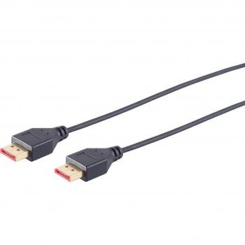 Shiverpeaks S/CONN maximum connectivity DisplayPort 1.4 Kabel, 8K, slim, 1,0m (1 m, DisplayPort), Video Kabel